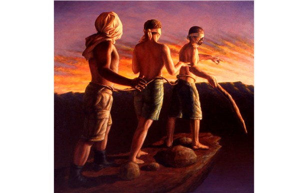 ciego guiando un ciego